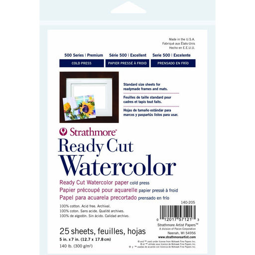 Strathmore 500 Series Ready Cut Watercolour Paper Packs Title Description Body html Rich Text Editor