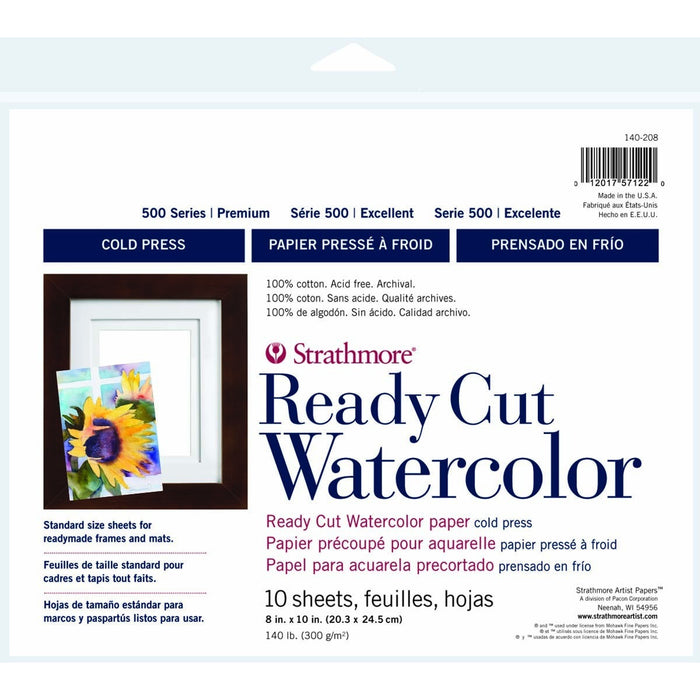 Strathmore 500 Series Ready Cut Watercolour Paper Packs