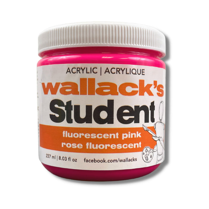 Wallack's Student Acrylic Paint Fluorescent and Metallic Colours