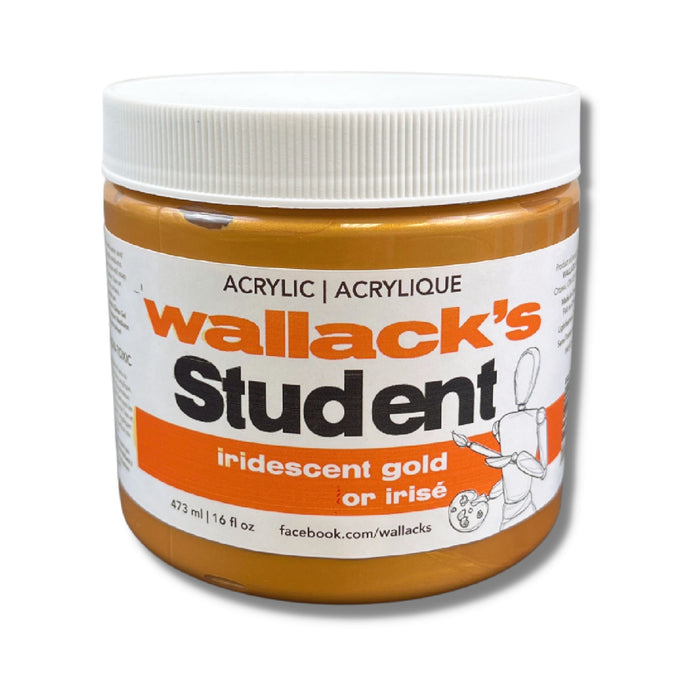 Wallack's Student Acrylic Paint Fluorescent and Metallic Colours