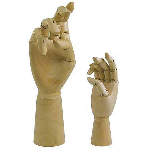 Art Alternatives Articulated Wooden Hand 7"