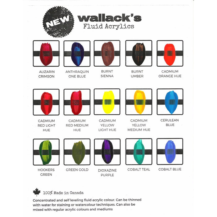 Wallack's Fluid Acrylics