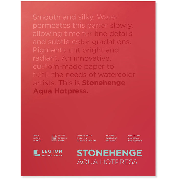 Stonehenge Aqua Hot Press Blocks