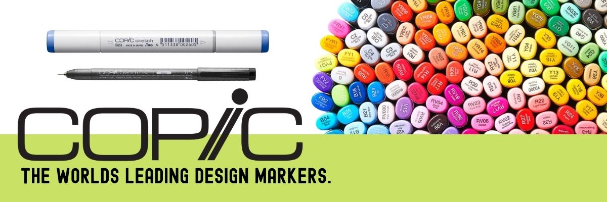 Copic the worlds leading design markers banner