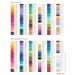 Mungyo Gallery Professional Soft Oil Pastel colour chart for assorted sets