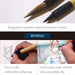 Kuretake Bimoji brush pen with comfortable rubber grip and water-resistant ink when dry