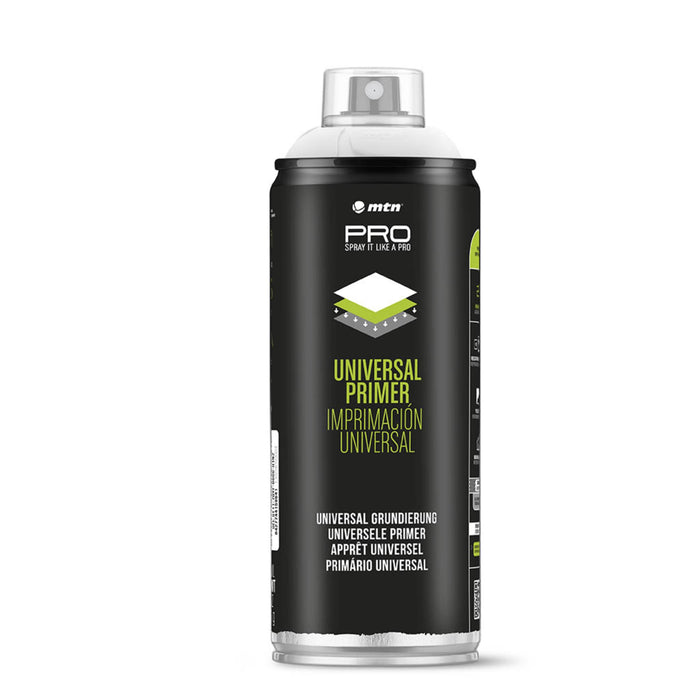 MTN WEPRO Universal Primer 400ml aerosol spray primer for metal, glass, ceramic, tile and plastic surfaces