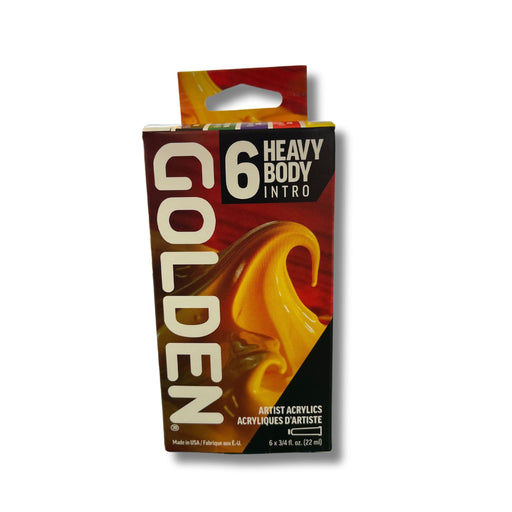 Golden Heavy Body Intro Set of 6 Front Packaging