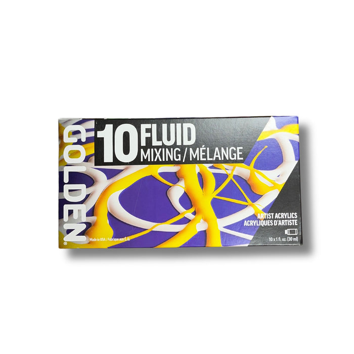 Golden Principal Professional Fluid Acrylic Set of 10