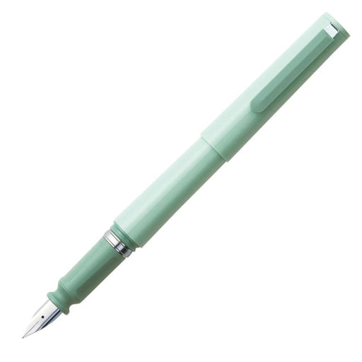 Sailor Compass TUZU Adjust fountain pen in green with stainless steel nib uncapped