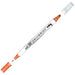  Kuretake ZIG Clean Colour Dot dual tip marker with red fine tip and rounded dot tip