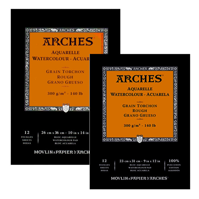 Arches Rough Watercolour Pad professional textured watercolour paper