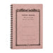 Apica CD Twin Ring Notebook in Peach with vintage-inspired cover design and twin ring spiral binding