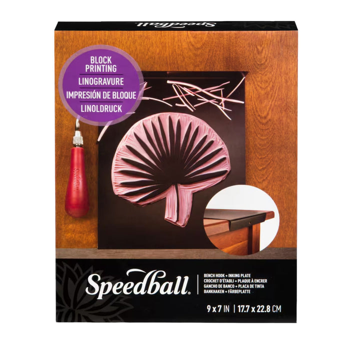 Speedball Bench Hook & Inking Plate box front view
