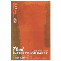 Fluid Watercolour Paper Block - Cold Press