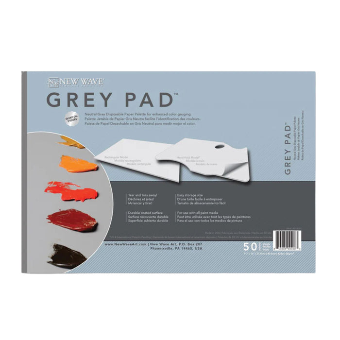 New Wave Grey Pad Disposable Paper Palette