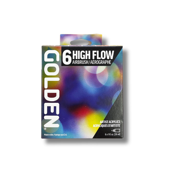 Golden High Flow Transparent Colours Set of 6 front packaging