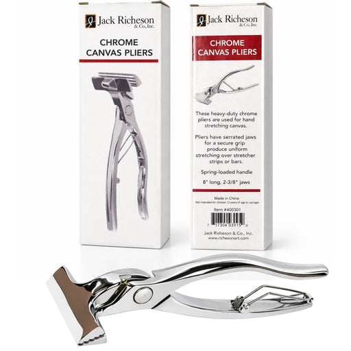 Jack Richeson canvas pliers product packaging front and back