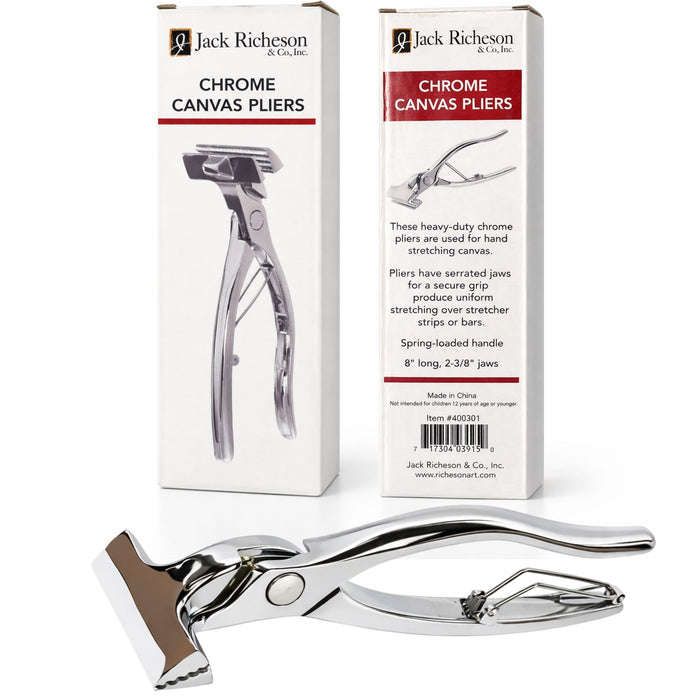 Jack Richeson canvas pliers product packaging front and back
