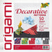 Folia decorative patterns origami paper 50 sheet pack 6x6 inch