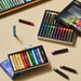 Mungyo Artist Oil Pastels open box showing vibrant colour assortment
