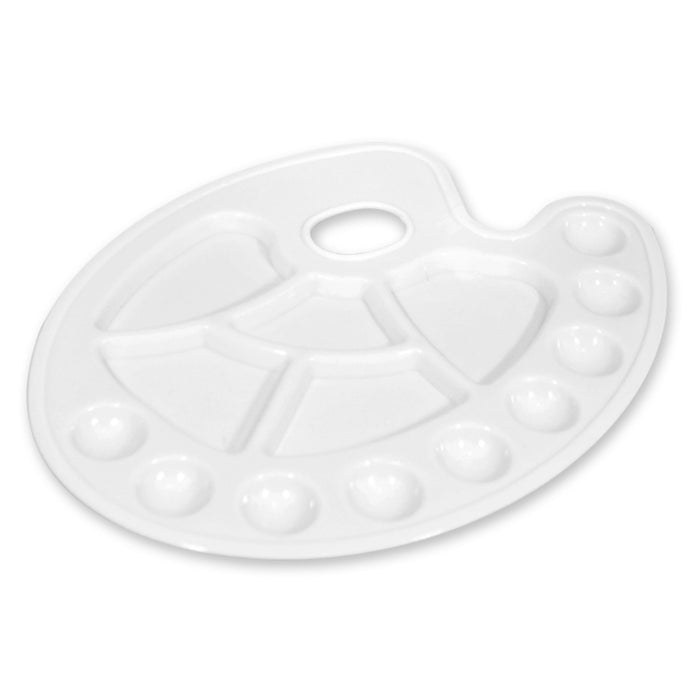 Color Factory Plastic Oval Paint Palette 8"x11.8"