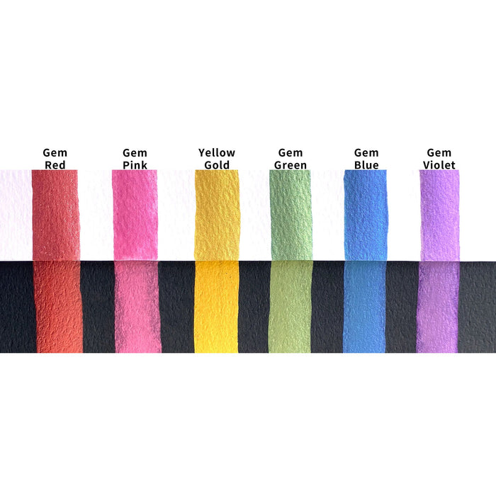 Kuretake Gansai Tambi Gem Colours Watercolour Pan Set