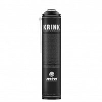 Front view of MTN Krink K-750 black spray paint can developed in collaboration with KRINK NYC