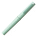 Sailor Compass TUZU Adjust fountain pen in green capped showing snap cap and clip