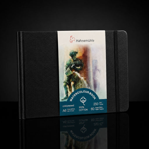 Hahnemühle 100% cotton rag cold press watercolour book in A6 format