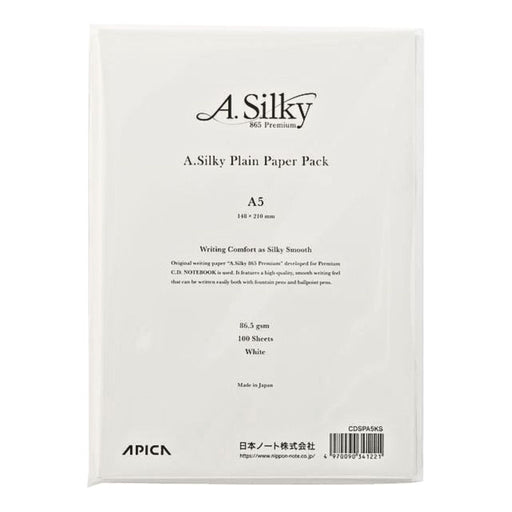 Apica A Silky Plain Paper Pack A5 fountain pen friendly paper pack
