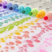 ZIG Clean Colour Dot markers creating colourful dot patterns and decorative plant designs