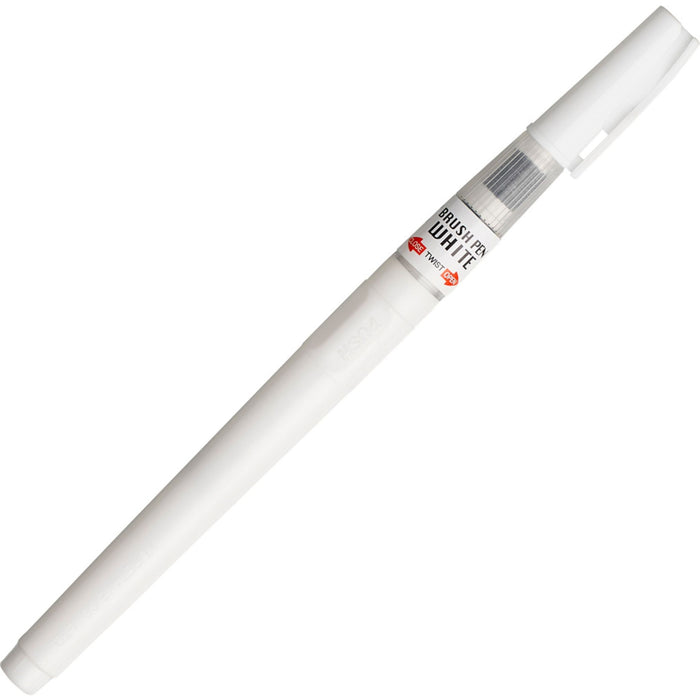 Kuretake ZIG Brush Pen White small brush variant on white background