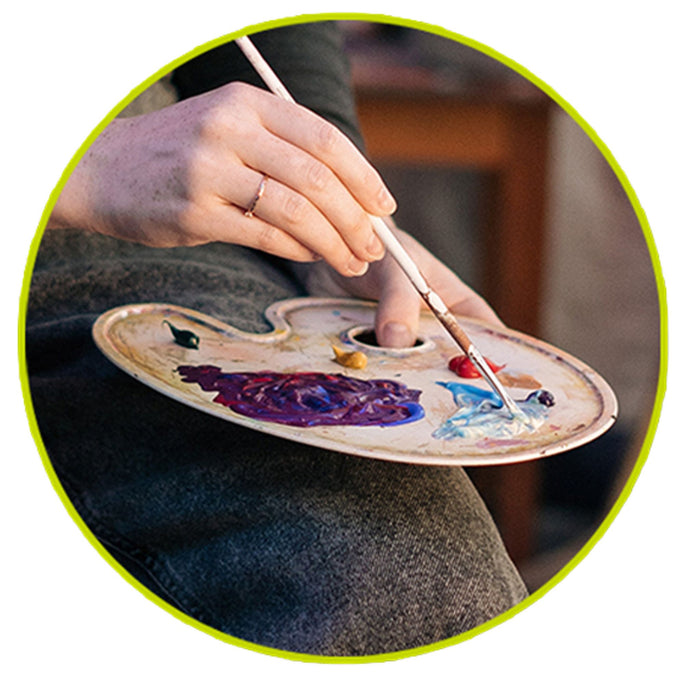 Color Factory Artist's Duraplast Oval Palette