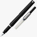 Sailor fountain pen shown with proprietary ink converter beside the pen body