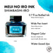 Kuretake Meiji No Iro ink features and specifications graphic