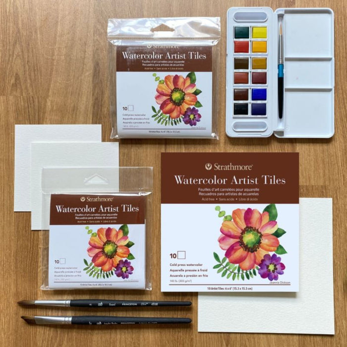 Strathmore 400 Watercolour Artist Tiles - Cold Press
