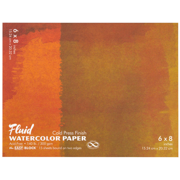 Fluid Watercolour Paper Block - Cold Press