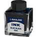 Close-up of Sailor Blue-Black fountain pen ink 50ml glass bottle