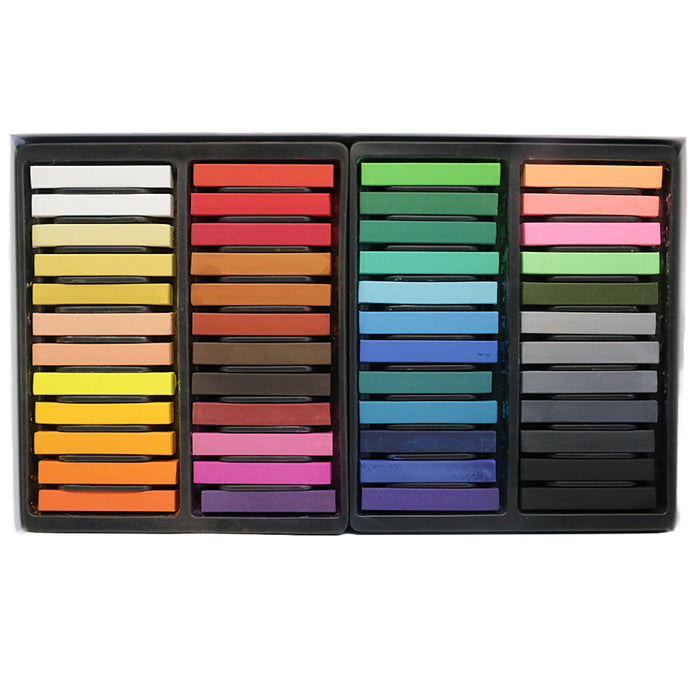 Mungyo Artist Soft Square Pastel 48 colour set displaying complete colour range