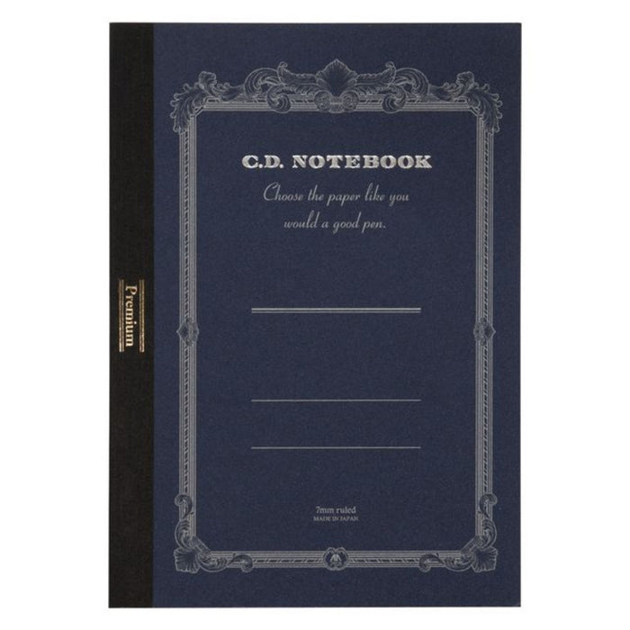 Apica Premium C.D. Notebook blue ruled paper notebook with premium writing paper
