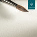  Close-up of watercolour brush on textured 100% cotton paper