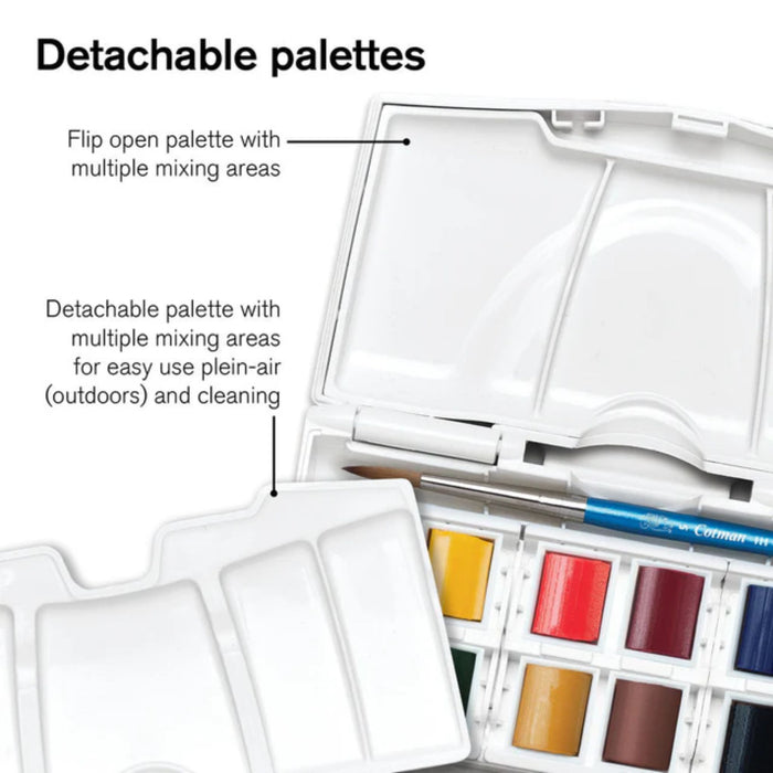 Winsor & Newton Cotman Watercolour Palette Pocket Set