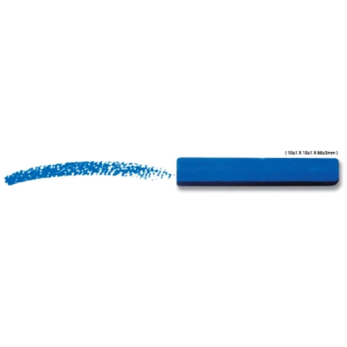 Mungyo Artist Soft Square Pastel stick showing square profile and colour application sample