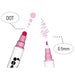 Kuretake Clean Colour Dot marker showing rounded dot tip and 0.5 mm fine tip example