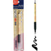 Kuretake Bimoji Medium brush pen with sample black brush stroke