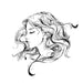 Fine black line illustration created with Kuretake ZIG Ai Liner brush pen