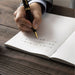 Fountain pen writing on Apica Premium C.D. Notebook silky smooth paper