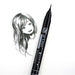 ZIG Ai Liner ultra-fine brush pen beside black ink illustration portrait