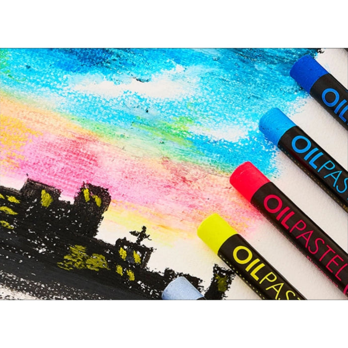 Mungyo Artist Oil Pastels artwork example demonstrating colour richness